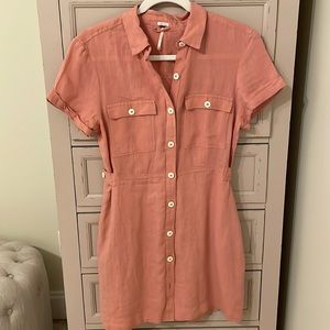 Free People Button Down Dress
